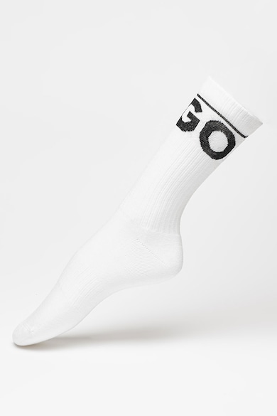 HUGO Къси чорапи с лого - 2 чифта Мъже