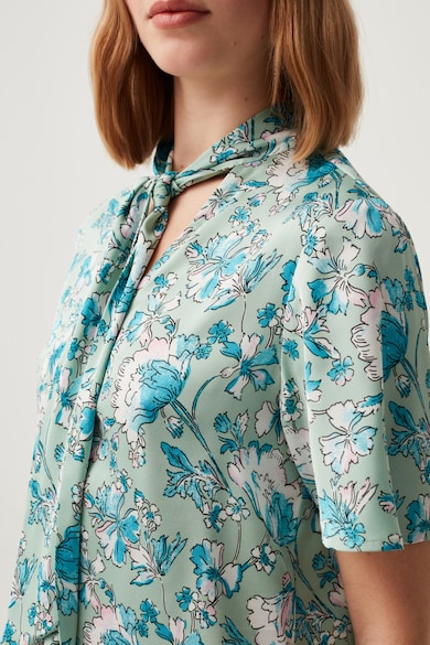 OVS Bluza cu imprimeu floral si funda din panglici Femei