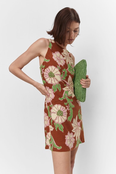 Mango Noemi lentartalmú ruha kivágott részlettel a hátoldalán női
