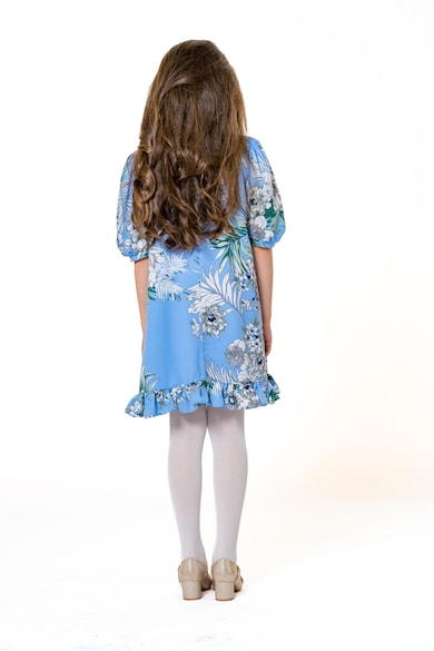 Ilona Andreoiu Флорална рокля с набран подгъв Момичета