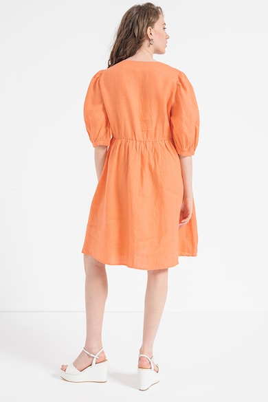 United Colors of Benetton Ленена рокля със застъпен дизайн Жени