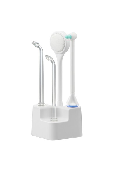 Panasonic Irigator oral  Ultrasonic  , Stationar, Child Mode, 10 trepte de presiune, presiunea maxima 647kPa, capacitate rezervor 600 ml, 4 duze, Alb Femei