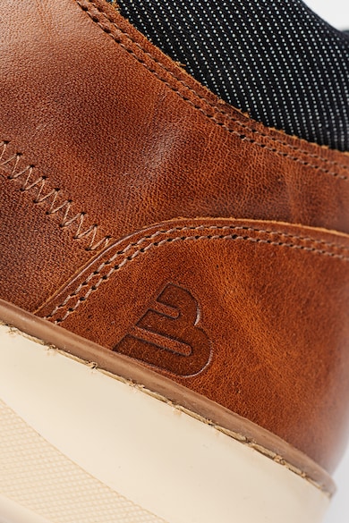 Bullboxer Pantofi sport de piele cu logo discret Barbati