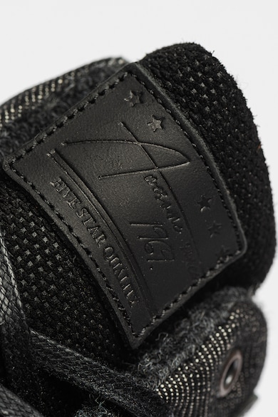 Bullboxer Pantofi sport high-top de piele cu garnituri textile Barbati