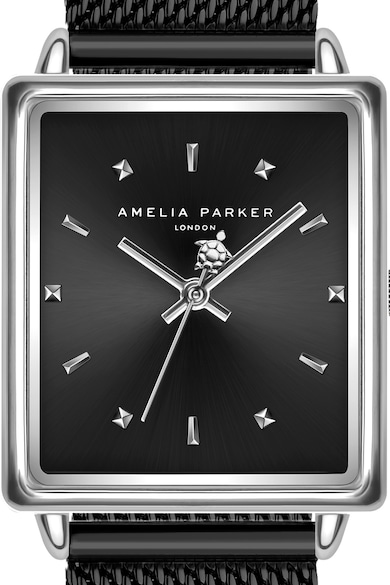 Amelia Parker Правоъгълен часовник с мрежеста верижка Жени