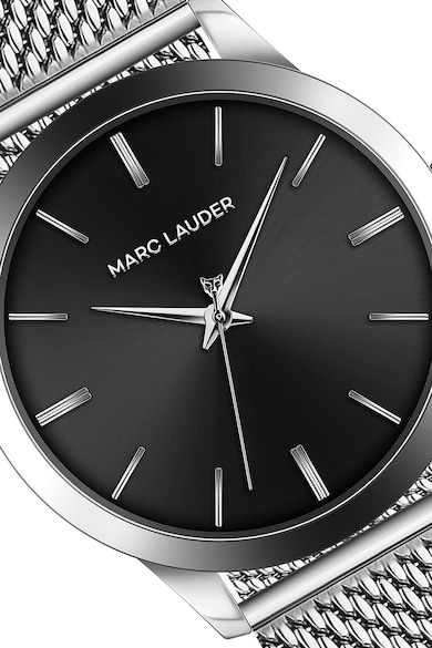Marc Lauder Часовник от неръждаема стомана с мрежеста верижка Мъже