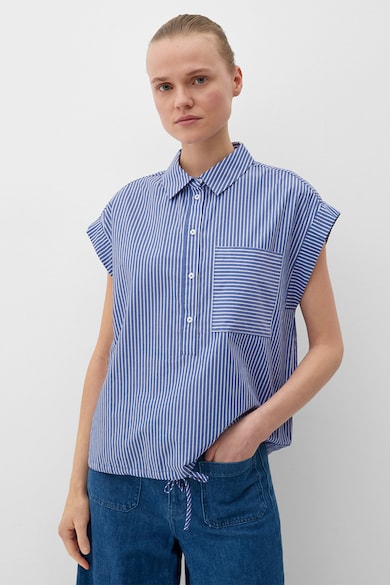 s.Oliver Свободна раирана блуза с копчета Жени