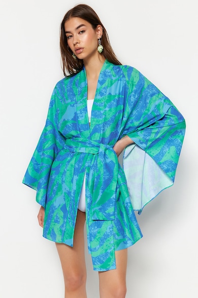 Trendyol Плажно кимоно с шарки Жени