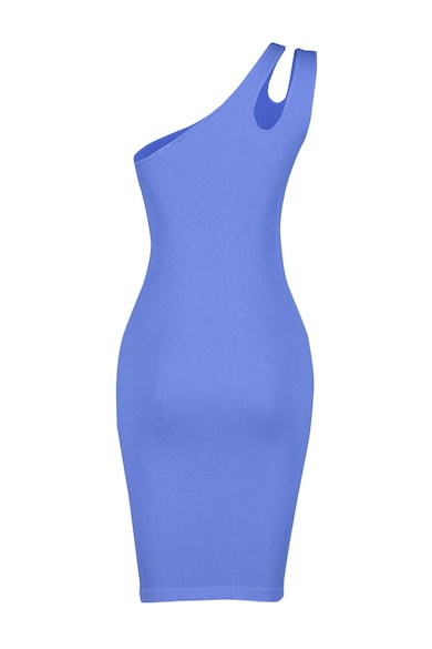 Trendyol Szűkített fazonú miniruha aszimmetrikus nyakrésszel női