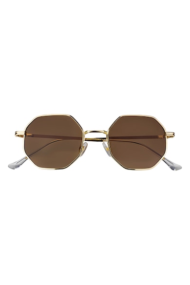 Emily Westwood Шестоъгълни слънчеви очила с плътен цвят Жени