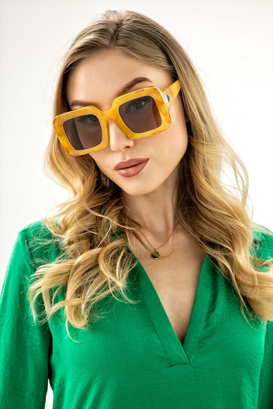 Emily Westwood Arianna szögletes napszemüveg fémrészlettel női