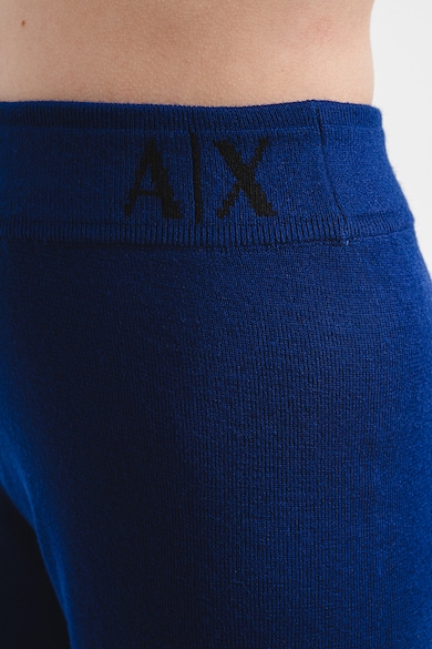 ARMANI EXCHANGE Панталон с необработена вълна и лого Жени