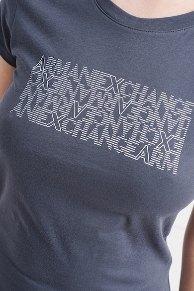 ARMANI EXCHANGE Памучна тениска по тялото Жени