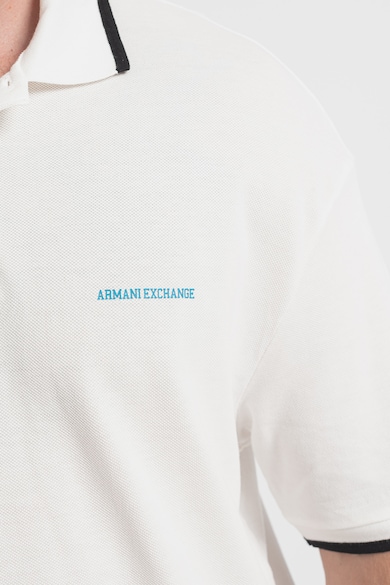 ARMANI EXCHANGE Тениска с лого и яка Мъже