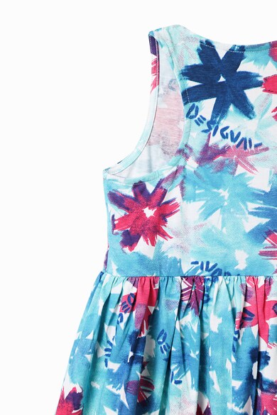 DESIGUAL Памучна рокля с флорален десен Момичета