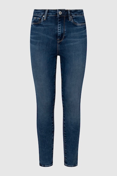 Pepe Jeans London Blugi skinny cu aspect decolorat Femei