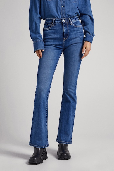 Pepe Jeans London Разкроени дънки със захабен ефект Жени