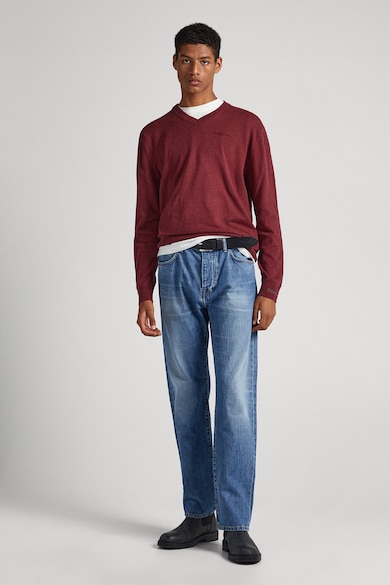 Pepe Jeans London Пуловер с памук и шпиц Мъже
