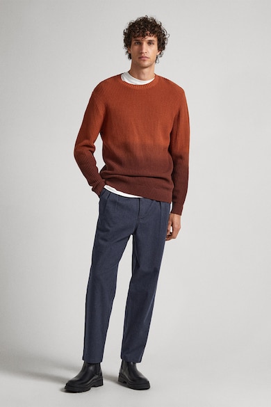 Pepe Jeans London Пуловер с овално деколте и преливащи се цветове Мъже