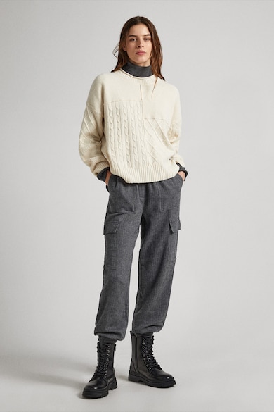 Pepe Jeans London Пуловер с овално деколте Жени