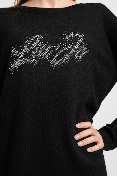Liu Jo Ррокля тип пуловер с вълна и декоративни камъни Жени