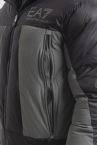 EA7 Pihével bélelt két színárnyalatú télikabát férfi