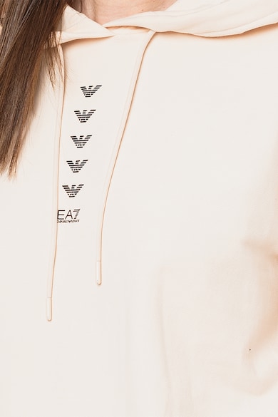 EA7 Kapucnis pulóver logós részlettel női