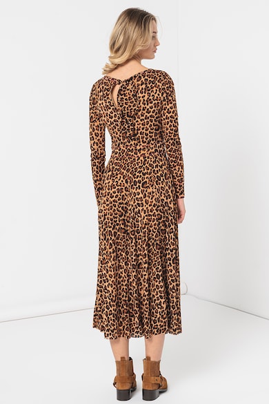 Max&Co Разкроена рокля с животинска шарка Жени