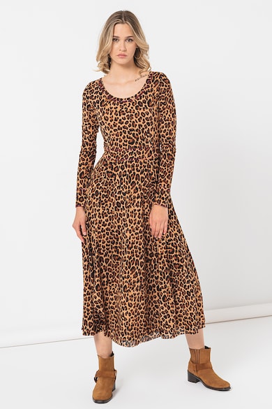 Max&Co Rochie evazata cu animal print Femei