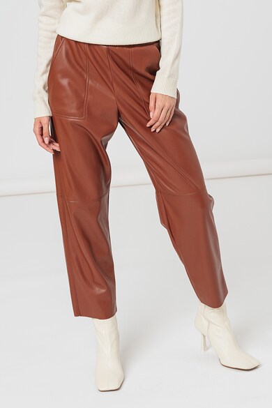 Max&Co Панталон Creativo от еко кожа над глезена Жени