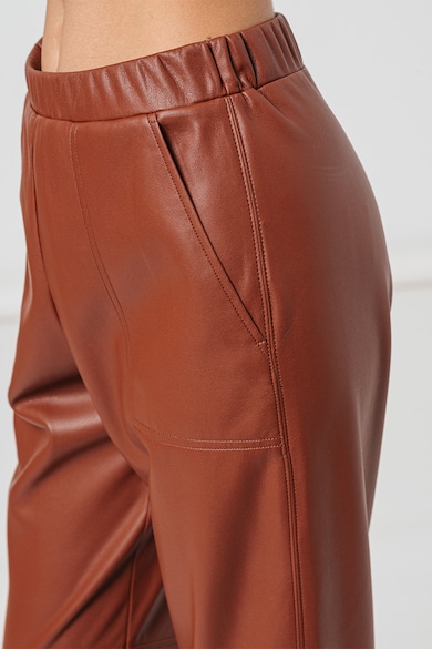 Max&Co Панталон Creativo от еко кожа над глезена Жени