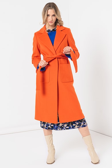 Max&Co Runaway szűzgyapjú kabát foltzsebekkel női