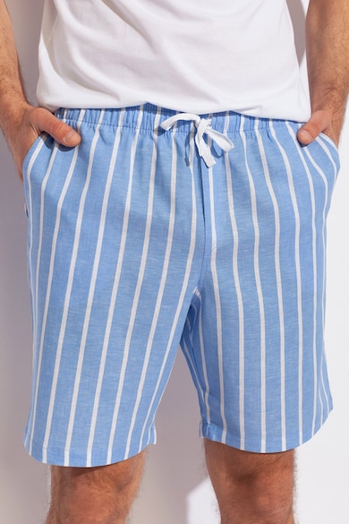 Sofiaman Lentartalmú csíkos rövid pizsamanadrág férfi