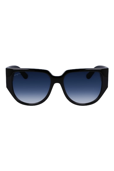 Salvatore Ferragamo Cat-eye napszemüveg színátmenetes lencsékkel női
