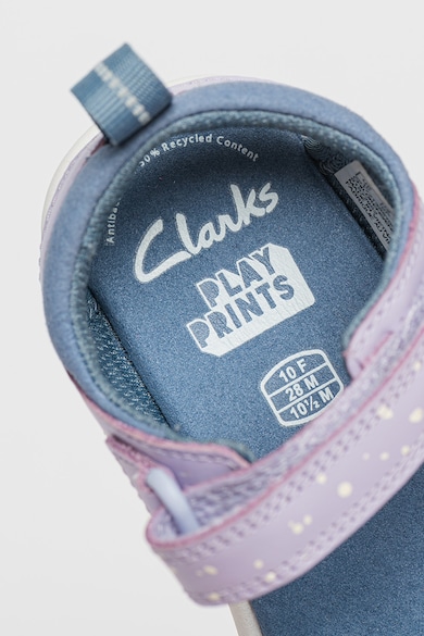 Clarks Clowder tépőzáras bőrszandál Lány