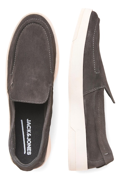 Jack & Jones Pantofi loafer din piele intoarsa cu talpa contrastanta Barbati