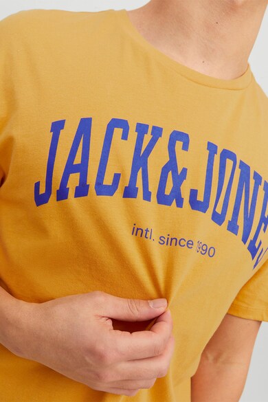 Jack & Jones Bő fazonú pamutpóló férfi