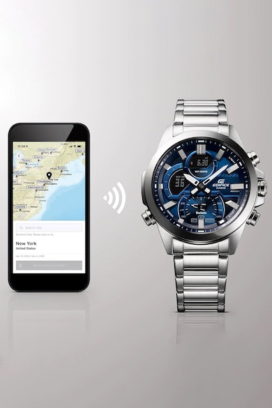 Casio Мултифункционален часовник от неръждаема стомана Мъже