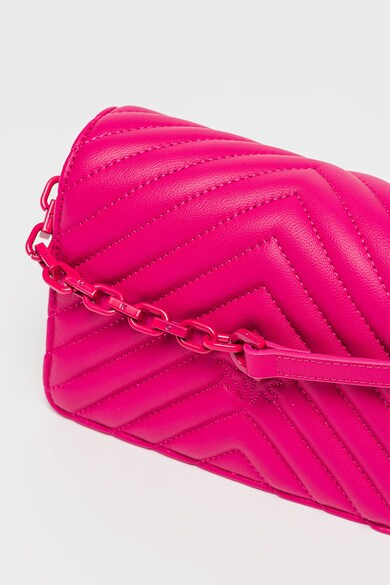 Pinko Кожена чанта Love Click Mini с капитониран дизайн Жени
