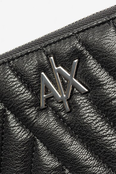 ARMANI EXCHANGE Portofel de piele ecologica garnituri cusute Femei