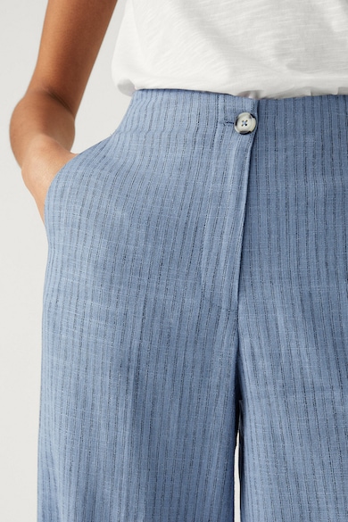 Marks & Spencer Разкроен панталон с лен с висока талия Жени