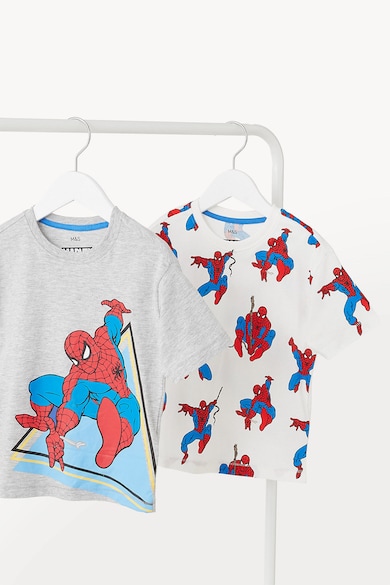 Marks & Spencer Тениска с щампа на Spider-Man - 2 броя Момчета