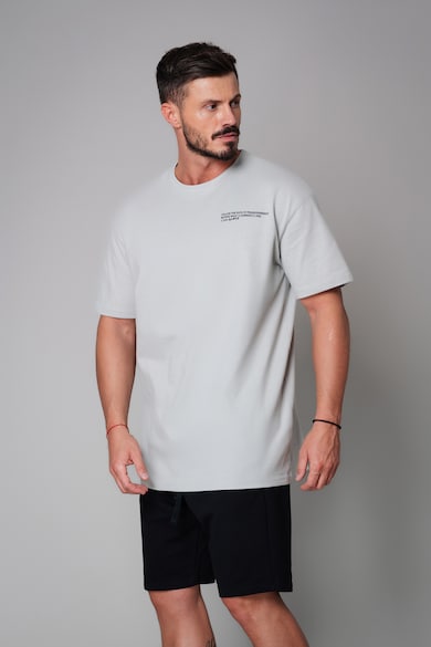 uFIT Памучна тениска с надпис Мъже