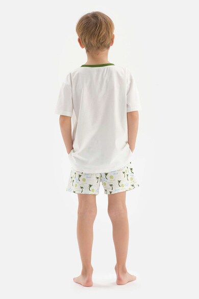 DAGI Къса памучна пижама с фигурална щампа Момчета