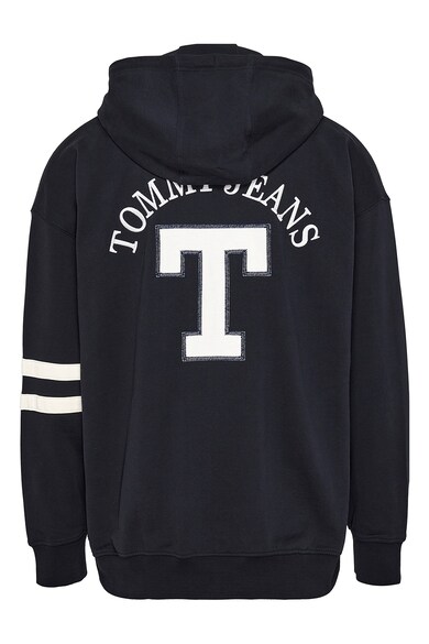 Tommy Jeans Bő fazonúkapucnis pulóver hímzett logóval férfi