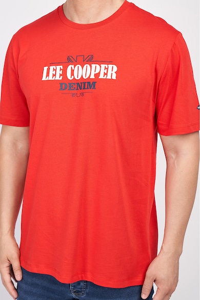 Lee Cooper Kerek nyakú logómintás póló férfi
