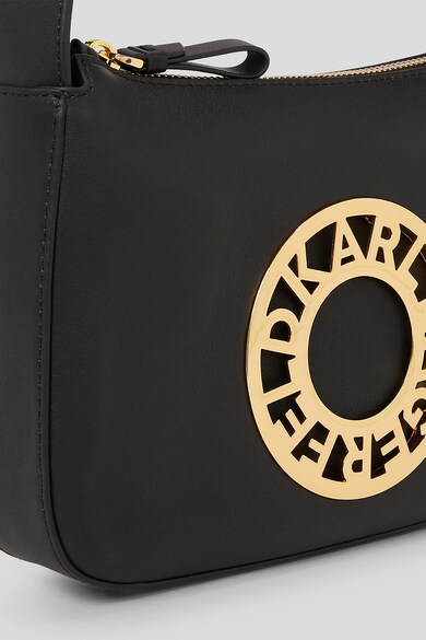 Karl Lagerfeld K/Disk bőr válltáska fémlogóval női