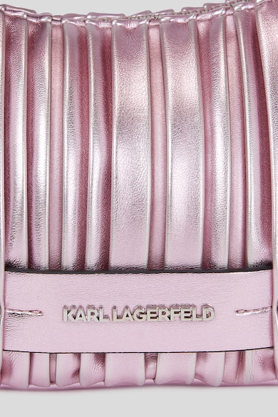 Karl Lagerfeld Kushion műbőr kézitáska fémes hatással női
