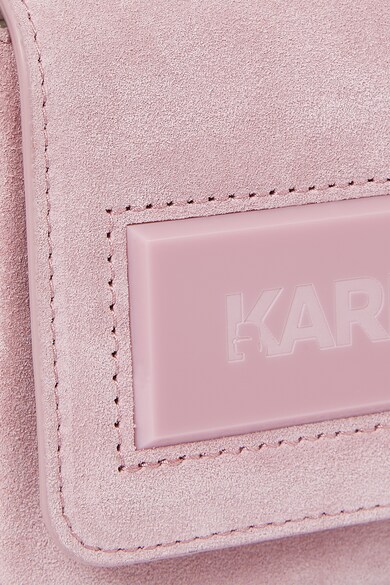Karl Lagerfeld Велурена чанта през рамо с лого Жени