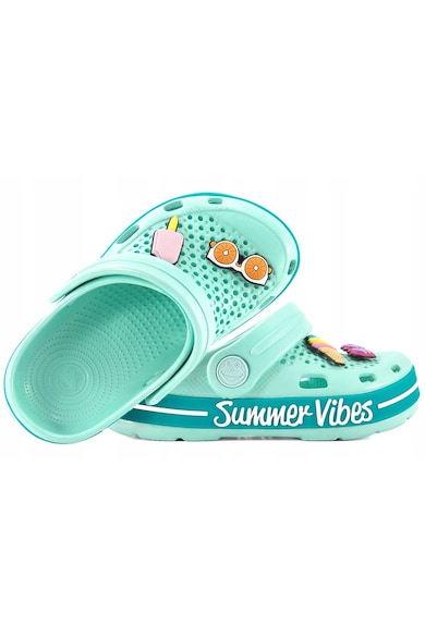 Saboti copii - Piele ecologica - Multicolor - Multicolor